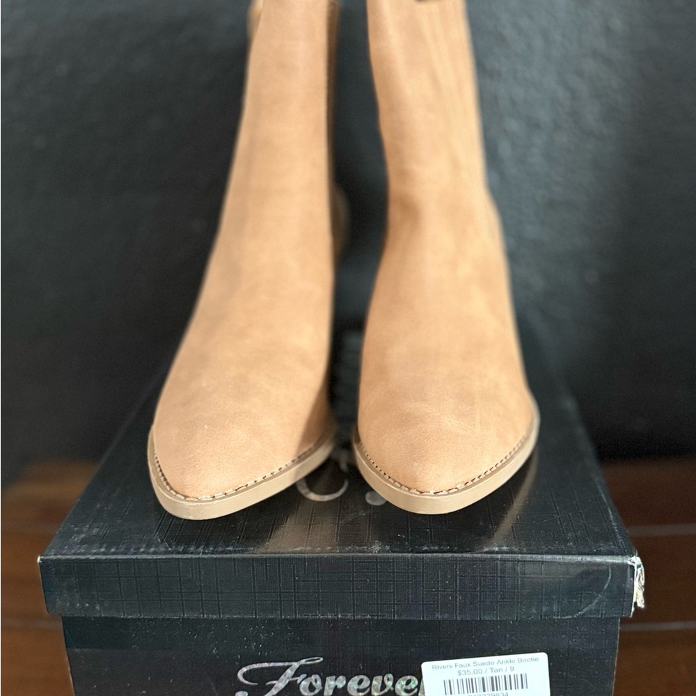 Women's Tan Ankle Booties